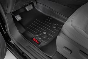 Chevrolet Colorado Floor Mats - Front + Rear - Rough Country - Crew - '15-'22